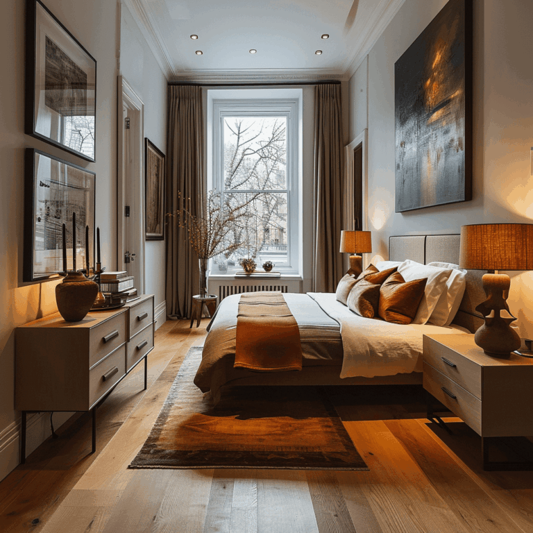 How to Arrange Bedroom Furniture in a Rectangular Room in Riyadh